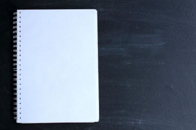 Empty notebook